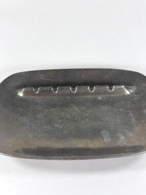 RWP Pewter Vintage Ashtray Rectangle 8" Wilton-Columbia USA Mid Century Retro
